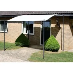 vidaXL - Tuinpaviljoen - Crème - Stof - 2 stuks Sale