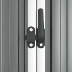 vidaXL - Tuinschuur - Grijs - Staal Best