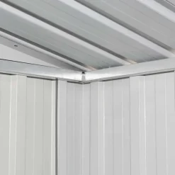 vidaXL - Tuinschuur - Grijs - Staal Discount