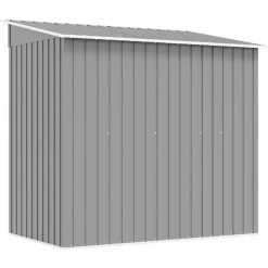 vidaXL - Tuinschuur - Grijs - Staal Discount