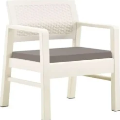 vidaXL - Tuinset - Wit - Kunststof Discount