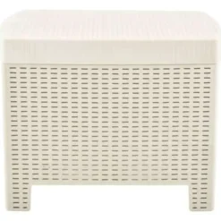 vidaXL - Tuinset - Wit - Kunststof Discount