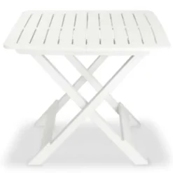 vidaXL - Tuinset - Wit - Kunststof Online