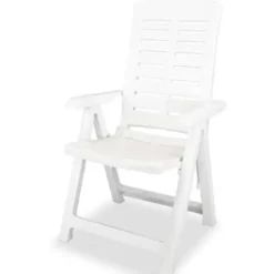 vidaXL - Tuinset - Wit - Kunststof Clearance