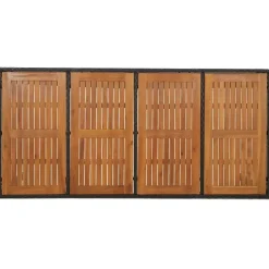 vidaXL - Tuinset - Zwart - Poly rattan - 190 cm - 7 stuks - Met kussens Outlet