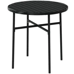 vidaXL - Tuinset - Zwart - Poly rattan - 3 stuks Online
