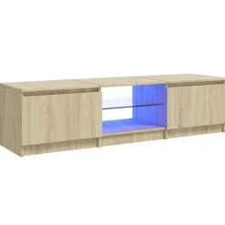 vidaXL - Tv-kast - Bruin - Bewerkt hout - 140 x 40 x 36 cm Online