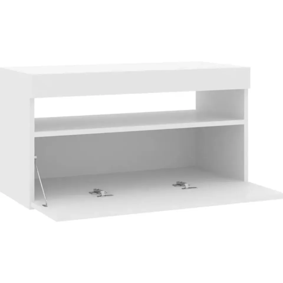 vidaXL - Tv-kast - Wit - Bewerkt hout Clearance