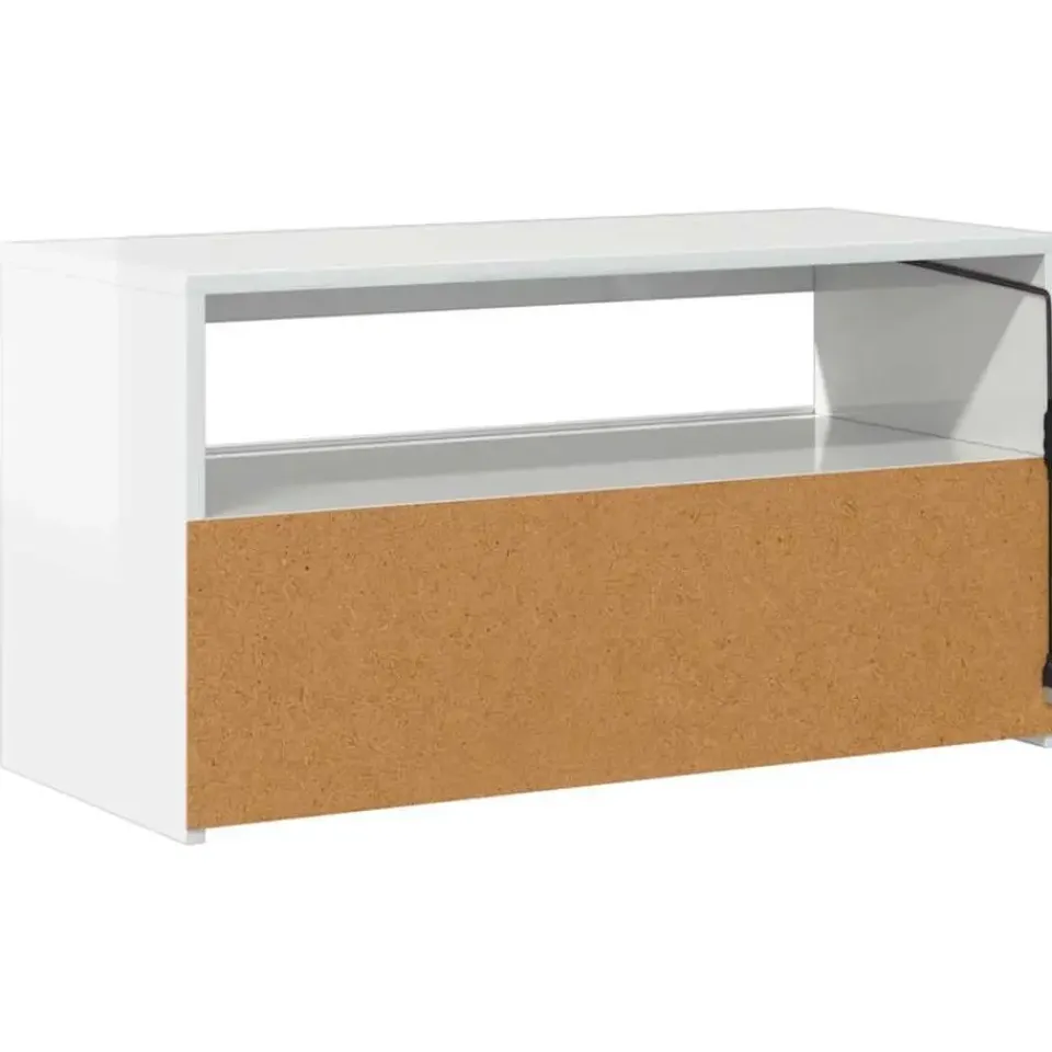 vidaXL - Tv-kast - Wit - Bewerkt hout Clearance