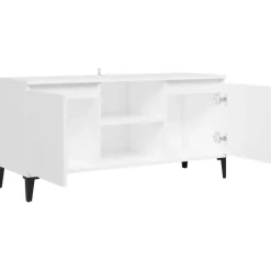 vidaXL - Tv-kast - Wit - Bewerkt hout Discount