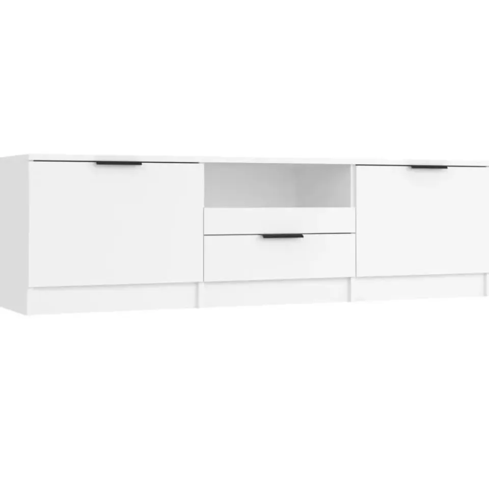 vidaXL - Tv-kast - Wit - Bewerkt hout Hot