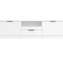 vidaXL - Tv-kast - Wit - Bewerkt hout Hot