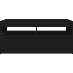vidaXL - Tv-kast - Zwart - Bewerkt hout Online