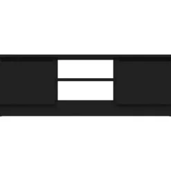 vidaXL - Tv-kast - Zwart - Bewerkt hout