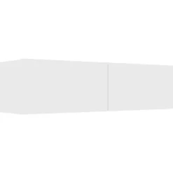 vidaXL - Tv-meubel - Wit - Bewerkt hout