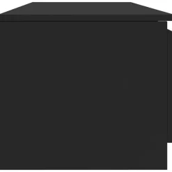 vidaXL - Tv-meubel - Zwart - Bewerkt hout Online