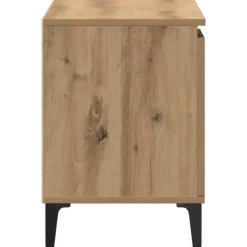 vidaXL - TV-meubel met 2 deuren en 2 vakken - Artisanaal eiken - 102x35x50 cm Best