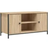 vidaXL - TV-meubel met 2 deuren 2 vakken - Sonoma eiken - Hout - 100x40x50 cm Clearance