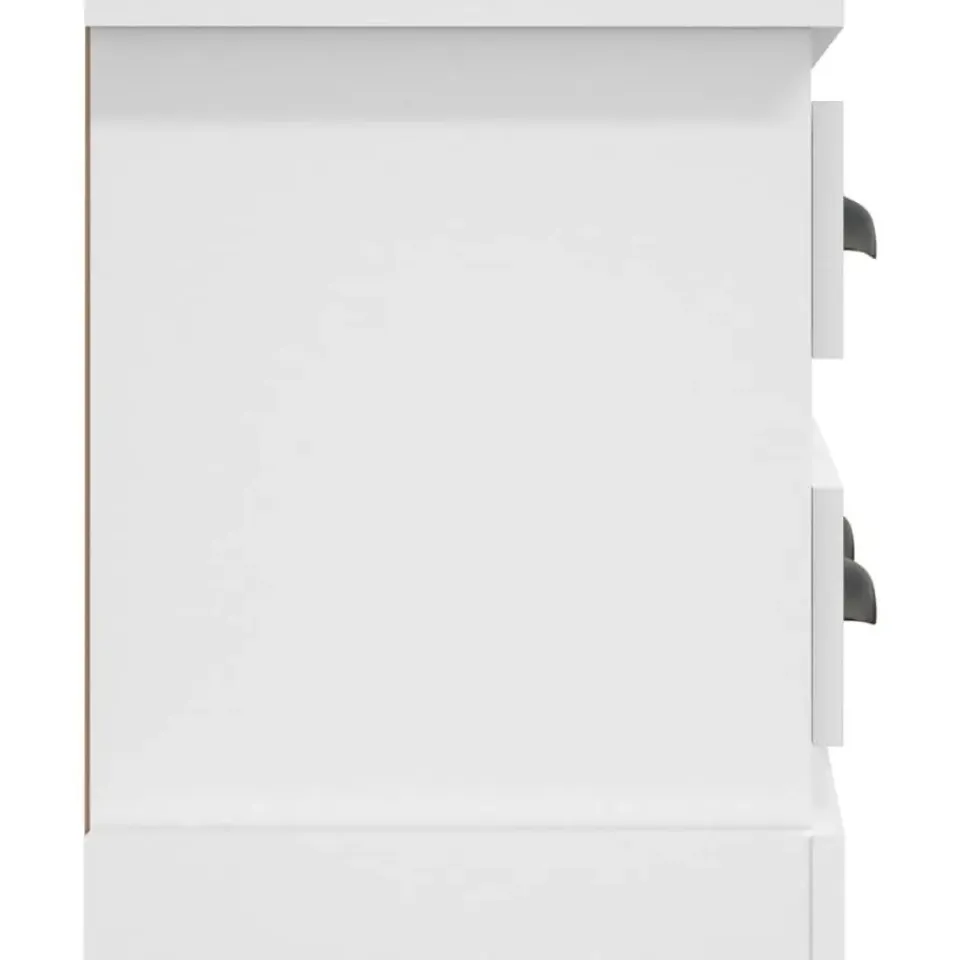 vidaXL - TV-meubel met 4 lades - Wit - Bewerkt hout - 100x35.5x45 cm Clearance