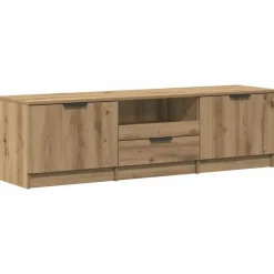 vidaXL - TV-meubel met 1 lade en 2 deuren - Artisanaal eiken - 140x35x40 cm New