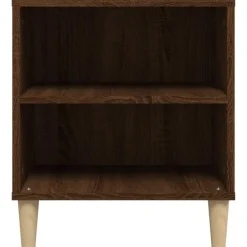 vidaXL - TV-meubel met 2 lades - Bruin eiken - Hout - 102x44.5x50 cm Sale