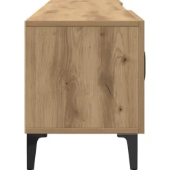 vidaXL - TV-meubel met 2 vakken 4 deuren - Artisanaal eiken - 180x31.5x40 cm Online