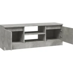 vidaXL - Tv-meubel met deur - Grijs - Bewerkt hout - 102 x 30 x 36 cm Best