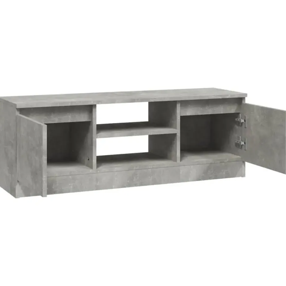 vidaXL - Tv-meubel met deur - Grijs - Bewerkt hout - 102 x 30 x 36 cm Best