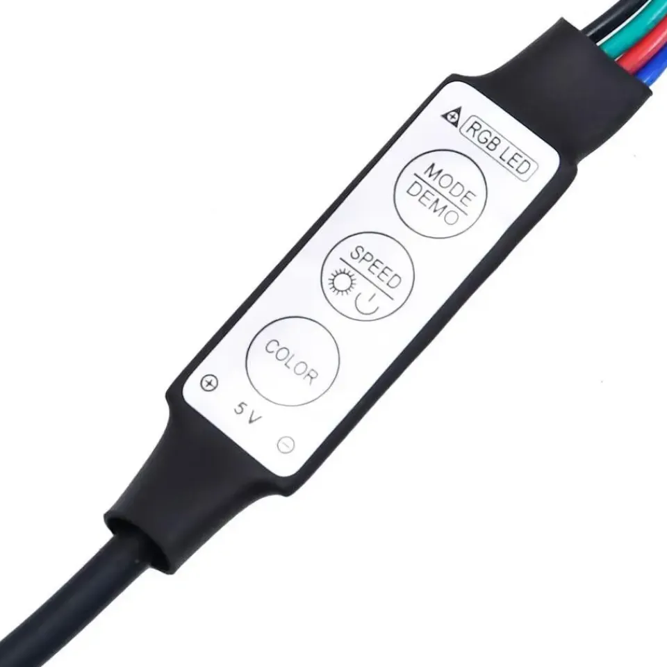 vidaXL - TV-meubel met LED en 3 deuren - Artisanaal eiken - 160x35x40 cm Hot