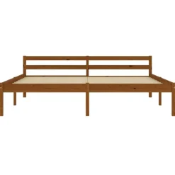 vidaXL - Tweepersoonbed - Honingbruin - Massief grenenhout - 160x200 cm Discount
