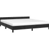 vidaXL - Tweepersoonsbed frame zonder matras - Zwart - Fluweel - 180x200 cm Outlet