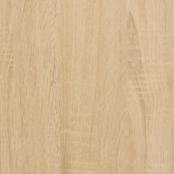 vidaXL - Tweepersoonsbed met hoofdbord - Sonoma eikenkleurig - 160x200 cm Best