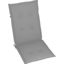 vidaXL - Verstelbare tuinstoelen met kussens - Grijs - Acaciahout - 2 stuks New