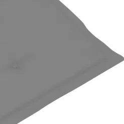 vidaXL - Verstelbare tuinstoelen met kussens - Grijs - Acaciahout - 2 stuks New