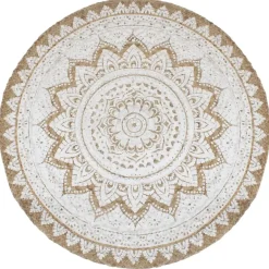 vidaXL - Vloerkleed - Beige - Jute - 210 cm Discount