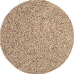 vidaXL - Vloerkleed - Bruin - Polypropyleen - Ø 90 cm