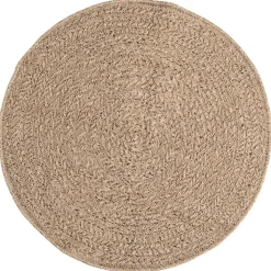 vidaXL - Vloerkleed - Bruin - Polypropyleen - Ø 90 cm