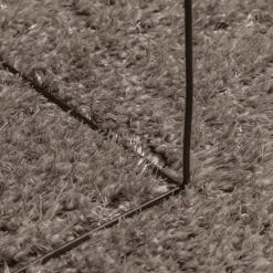 vidaXL - Vloerkleed - Grijs - Polyester - Ø 160 cm Discount