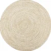 vidaXL - Vloerkleed - Wit - Jute Clearance