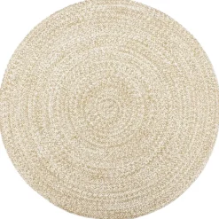 vidaXL - Vloerkleed - Wit - Jute Sale