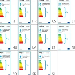vidaXL - Vloerlamp - Zwart - Stof Best