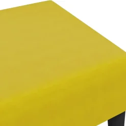 vidaXL - Voetenbank - Geel - Fluweel Sale