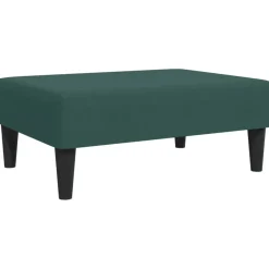vidaXL - Voetenbank - Groen - Fluweel New