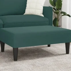 vidaXL - Voetenbank - Groen - Fluweel New