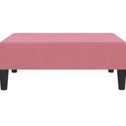 vidaXL - Voetenbank - Roze - Fluweel