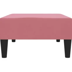 vidaXL - Voetenbank - Roze - Fluweel