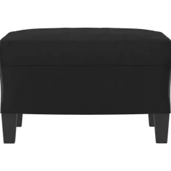 vidaXL - Voetenbank - Zwart - Kunstleer - 60 x 50 x 41 cm Sale