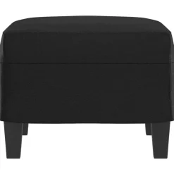 vidaXL - Voetenbank - Zwart - Kunstleer - 60 x 50 x 41 cm Sale