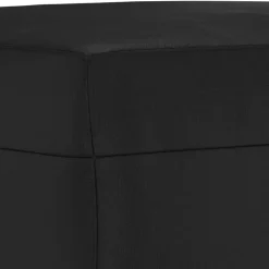 vidaXL - Voetenbank - Zwart - Kunstleer - 60 x 50 x 41 cm Sale