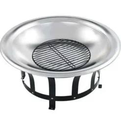 vidaXL - Vuurplaats - Zwart - Staal New